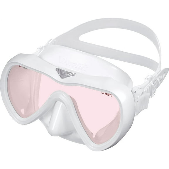 Gull Vader White Silicone Mask w/ Glass White Frame