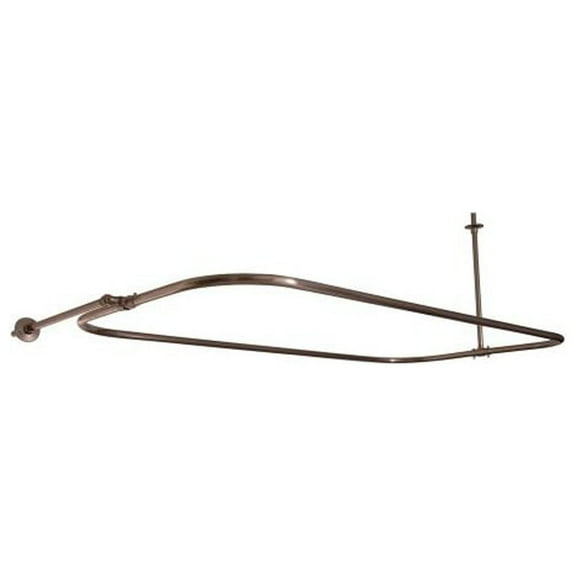 BarclayRectangular Shower Rod, w/Side