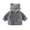 Grey, variant on Girls Winter Clothes Jacket for Girls Girls Winter Coat Soft Hooded Jacket With Ears Zip Up Outerwear For Toddlers And Kids Warm Cozy Fall Outerwear