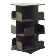 thumbnail image 4 of IN Room Furniture Designs Revolving MDF Board Wood Bookcase in Black, 4 of 4