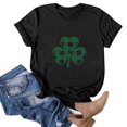 thumbnail image 2 of QIPOPIQ T-Shirts à Manches Courtes pour Femmes à Col Rond T-Shirts de la Saint-Patrick Tunique Shamrock T-Shirt T-Shirt Vert T-Shirts de la Saint-Patrick Hauts T-Shirt T-Shirts de Fête T-Shirts Graphiques Aubaines, 2 of 4
