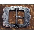 thumbnail image 4 of Set Of 2 Western Screw Back Concho Copper Ed Belt Buckle With Rope Edge, 4 of 4