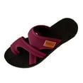 thumbnail image 2 of Willtoo Orthopedic Sandals for Women 2025 Summer Casual Open Toe Beach Vacation Shoes Trendy Comfortable Arch Support Sandal Wine 6.5 Wide, 2 of 6