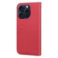 thumbnail image 4 of Feishell Case for iPhone 16 Pro Max, Cute Cartoon Animal Patterned Magnetic Buckle Folio Credit Card Slots Shockproof PU Leather Flip Kickstand Anti-Scratch Wallet Phone Case,Red, 4 of 10