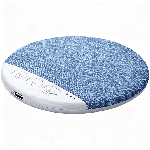 GJX Bluetooth Pillow Speaker for Sleeping, Sleep Pillow Speaker with White Noise Timer Wireless, Mini Bone Conduction Sleep Aid with Stereo Bass, Private Sleep Headphones for Adult Kids (Blue)