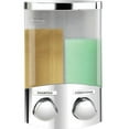 thumbnail image 2 of Better Living Products 76234-1 EURO DUO Soap and Shower Dispenser Satin Silver, 2 of 2