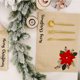 thumbnail image 3 of Bewildely Manteles individuales de Navidad, vajilla con flores rojas grandes, posavasos para bebidas, mantel de de lino para comedor, decoración del Kits de decoración para fiestas Bewildely HA068359-00, 3 of 6