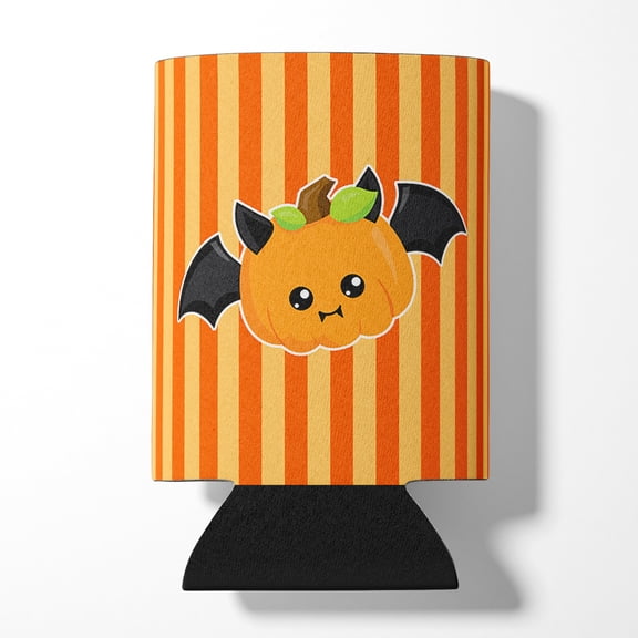 Halloween Pumpkin Bat Can or Bottle Hugger