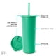 thumbnail image 2 of Vaso aislante moderno, sencillo, con tapa y pajita, 500 ml, 2 of 5