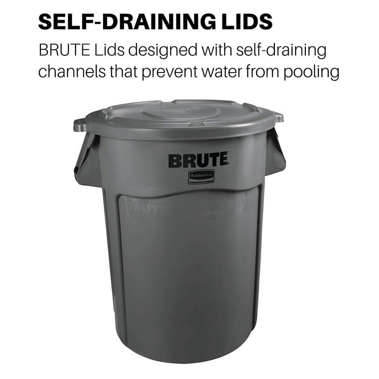 Rubbermaid® Self-Draining Brute® Container Lid