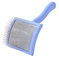 thumbnail image 7 of We Love Doodles Curved Dog Slicker Brush – Professional Grooming Brush for Long & Curly Hair, Removes Mats, Tangles & Loose Fur – Soft Pin Dematting & Deshedding Brush, Large, 7 of 7