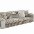 thumbnail image 2 of Bolincty Soft Long Couch Cover Thicken Warm Sofa Seat Mat Full Coverage Pet Dog Cat Proof Slipcover Non Slip Elastic Furniture Sofa Protector Household Supplies, 2 of 7