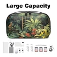 thumbnail image 3 of Plant Waterproof Oxford Fabric Charger Case with Charger Pouch, Cable Organizer, and Cord & Cable Organizer- Digital Travel Bag- 5.9x9.44x3.14 in, 3 of 6