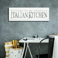 thumbnail image 3 of Epic Graffiti 'American Italian Kitchen' by Cindy Jacobs, Canvas Wall Art, 36"x12", 3 of 8