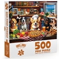 thumbnail image 6 of BenBen Jigsaw Puzzles 500 Pieces for Adults Ages 12+, Dogs' Dinner Party, 20.5 x 15 in, 6 of 8