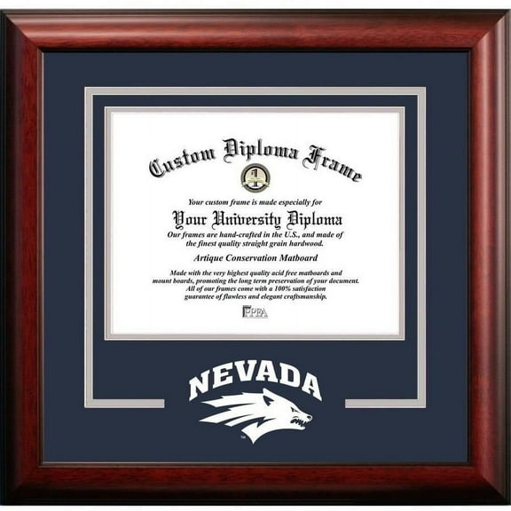 University Frames University of Nevada Wolf Pack 11w x 8.5h Spirit Diploma Frame