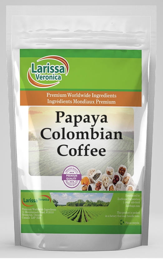 Papaya Colombian Coffee (Gourmet, Naturally Flavored, Whole Coffee