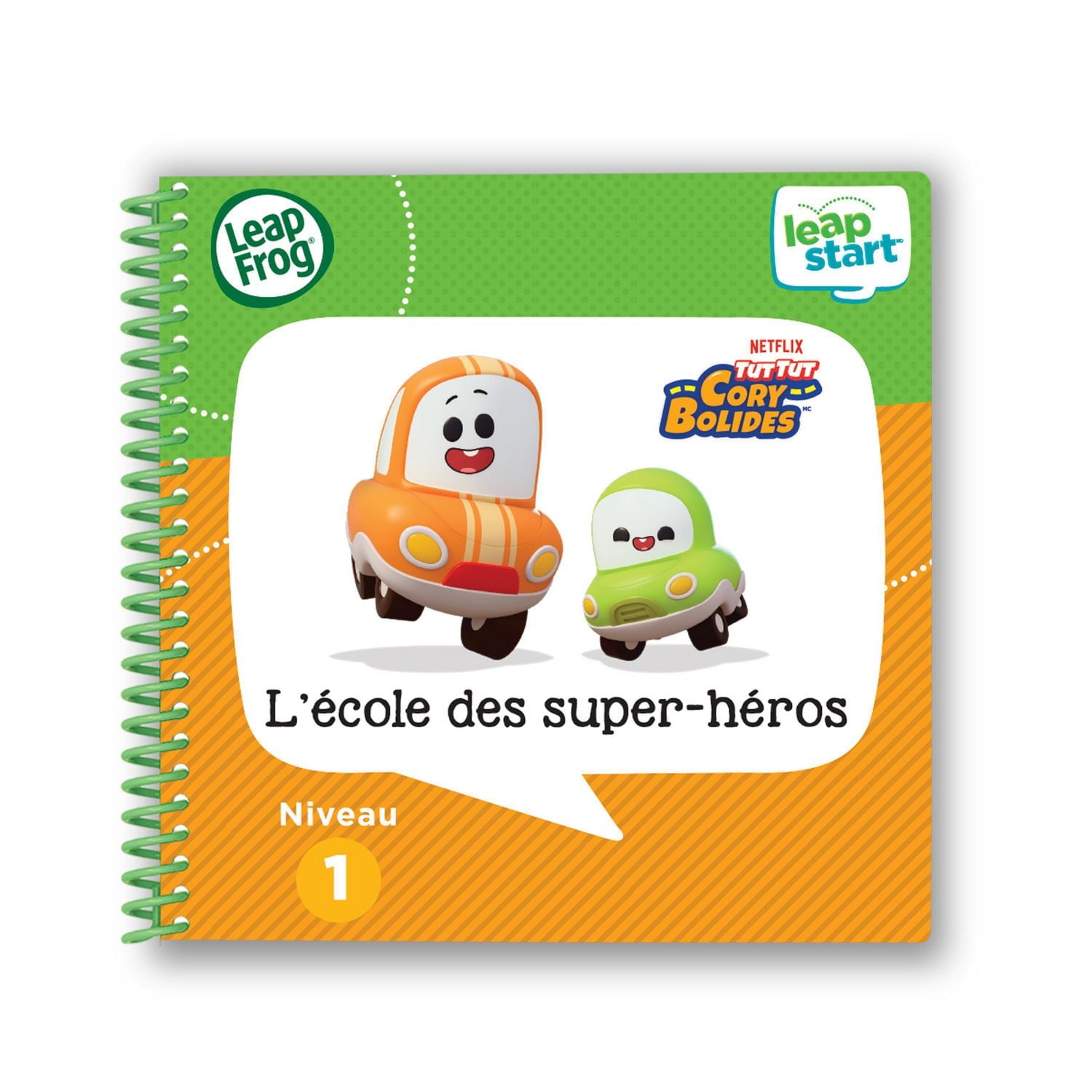 LeapFrog LeapStart Tut Tut Cory Bolides - Cory Bolides - L’école des super-héros - Livre d'activités interactif - Version française 2 à 5 ans