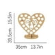 thumbnail image 3 of Marco de chocolate con forma de corazón de madera para decoración de bodas, 3 of 4