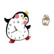 thumbnail image 5 of Reloj de pared,Reloj de pared silencioso y decorativo que no hace tictac,Reloj de pared silencioso de pingüino pequeño Reloj de madera,Estatua abstracta,Estatua abstracta para decoración del, 5 of 8
