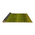 thumbnail image 2 of Ahgly Company Indoor Rectangle Abstract Yellow Modern Area Rugs, 2' x 4', 2 of 4
