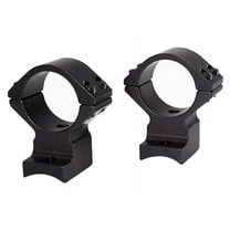 Talley Lightweight 2-Piece Scope Mount 1" Rings Remington Model 4-6-74-76-750-7400-7600 Matte Black High
