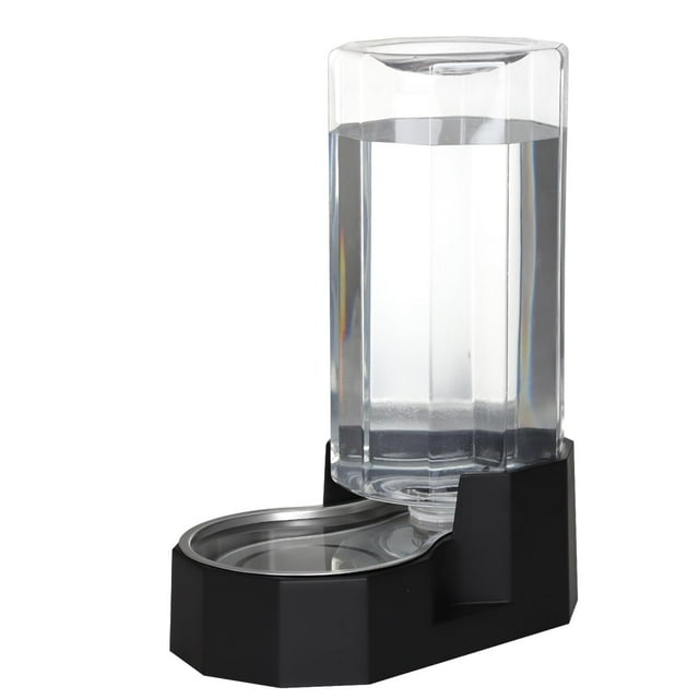 Dispensador automático de agua para mascotas Sfozstra 9L con recipiente de acero inoxidable