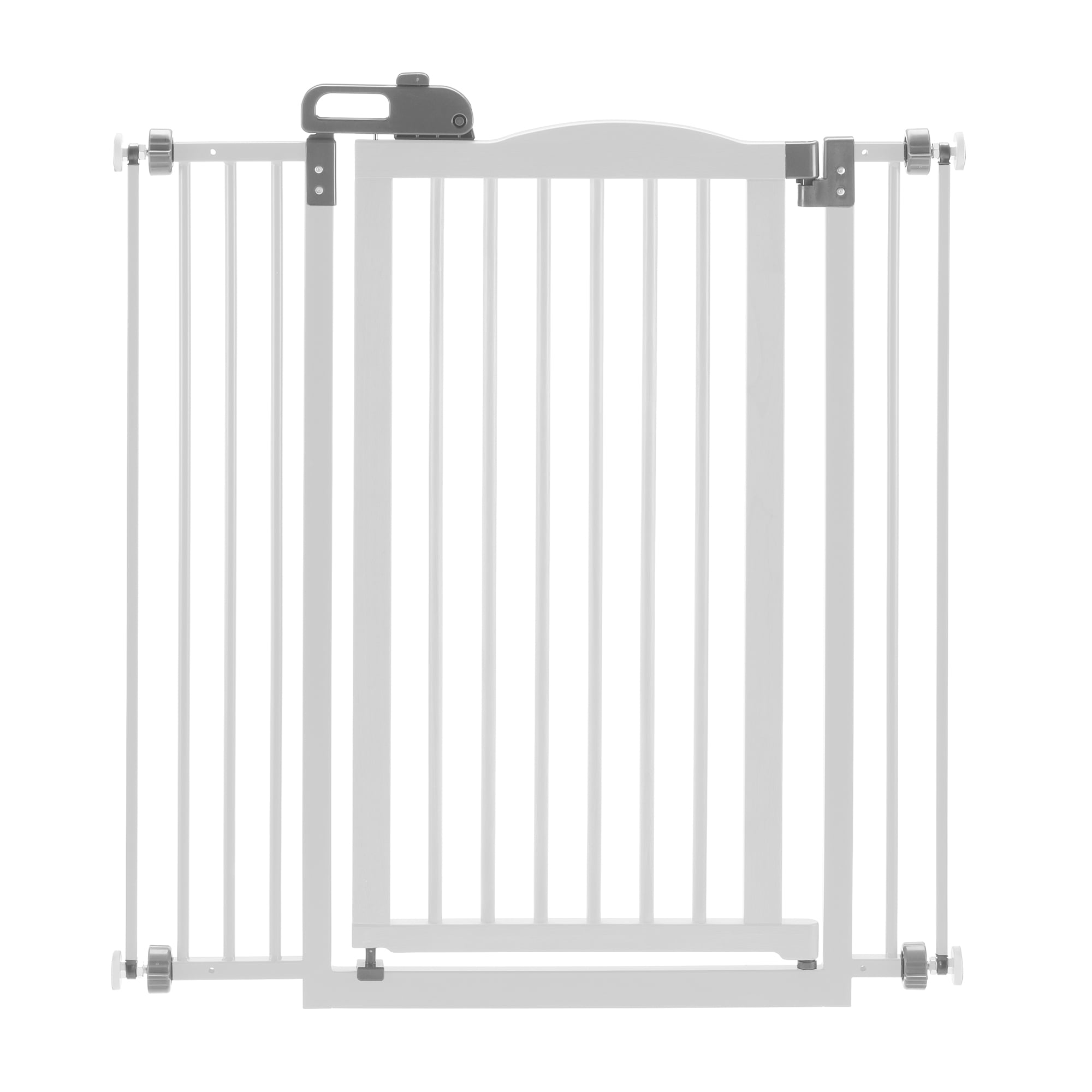Tall Pressure Mounted Pet Gate II White
