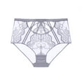 thumbnail image 5 of Varsbaby Women's Panty Strappy Back Lace Stretch Mid Rise Underwear Sexy Lingerie Panty, 5 of 5