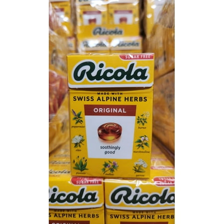 Ricola The Original Sugar Free Swiss Herbal Sweets Sweetened with Stevia 45g