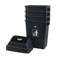 thumbnail image 5 of 15 Gallon Kitchen Top Garbage Can, 4-Pack Plastic Top Lid Trash Can, Gray, 5 of 5