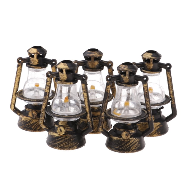 Decoración de Lámpara de Queroseno Sunnimix Miniatura