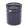 thumbnail image 2 of Cubeta de acero con cabezal abierto Vestil PAIL-STL-RI de 19 litros de capacidad, color negro, 2 of 8