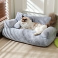 thumbnail image 2 of AUQ Cat Beds,Large Space Travel Dog Bed,Dog Mat for Crate,Coffee,37.40*23.62*1.97in, 2 of 3