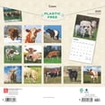thumbnail image 2 of Cows | 2025 12x24" (Hanging) Wall Calendar | Plastic-Free | BrownTrout, 2 of 9