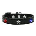 thumbnail image 3 of Dog, Puppy and Pet Widget Fashion Collar, "Red, White  Blue Stars", 3 of 9
