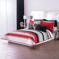 thumbnail image 2 of Edredón Neo Bruss Bies Rojo Matrimonial Colchas Concord EPIM194, 2 of 2