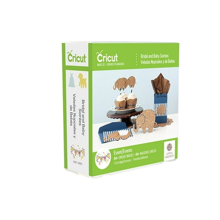 Les Soirees Bridal - Bridal and Baby Soirees Cartridge, Use with all Circuit electronic cutting machines By Cricut