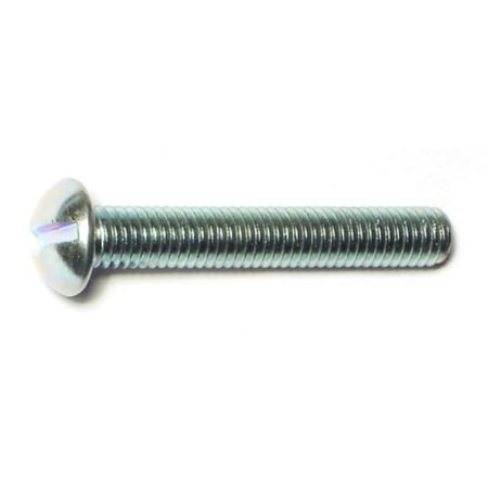 

#10-32 x 1-1/4 Zinc Slotted Round Head Machine Screws MSCRS-430 (30 pcs.)