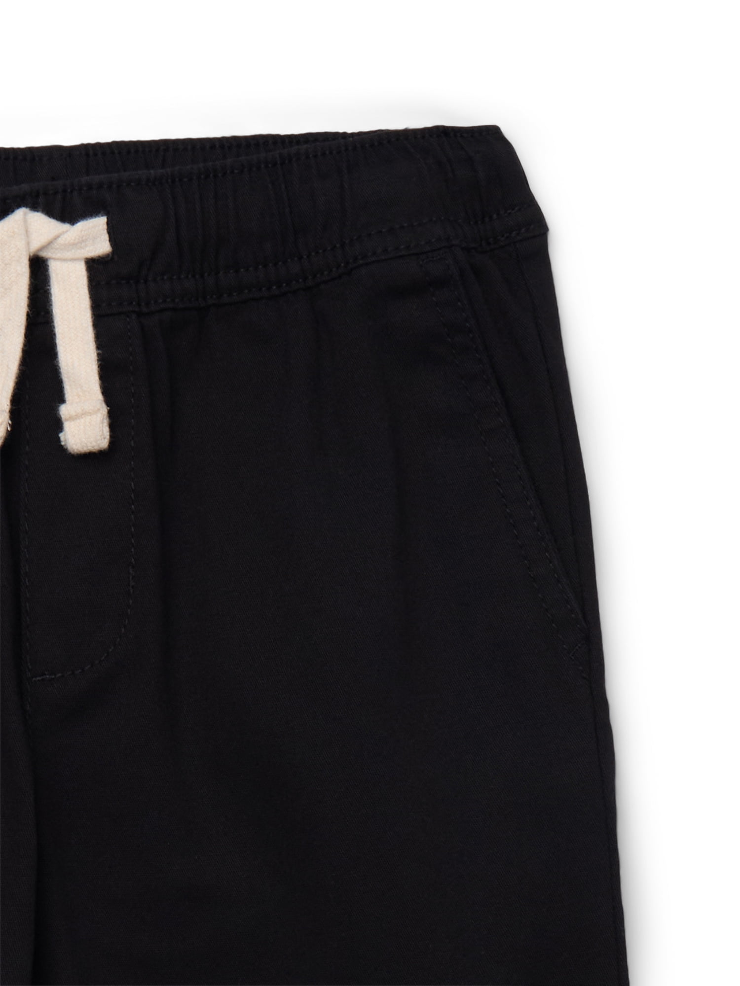 Wonder Nation Boys Stretch Twill Pull On Pants, Sizes XS-XXL & Husky