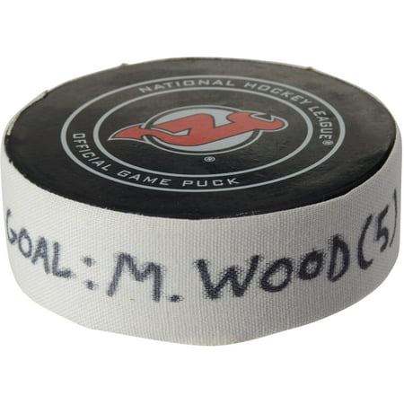 Miles Wood New Jersey Devils Game-Used Goal Puck from January 12, 2019 vs. Philadelphia Flyers - Fanatics Authentic (Best Flyer Miles Program)
