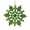 Green, variant on SpencerToys Blue Glitter Snowflake Plastic Christmas Decorative Accent Ornaments, 24 Count (4")