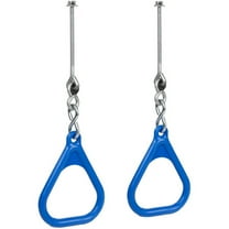 Swing Set Stuff Inc. Trapeze Rings with Swing Hangers (Blue)