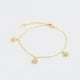thumbnail image 4 of Hermosa Pulsera Dijes Flor Swarovski Para Dama Oro 14K Lam dorado Unitalla, 4 of 7