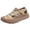 1Khaki, variant on Platform Walking Shoes Women Color Block Hollow out Mesh Round Toe Wide Width Comfy Arch Support Cushioned Summer Sneakers Red Size 8