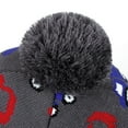 thumbnail image 4 of Splozh Winter Warm Knitted Baby Hat Winter Hat Scarf & Gloves Set Knit Hat Fleece Lined for Boys Girls Blue,2-8 Years, 4 of 9
