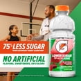 thumbnail image 3 of Gatorade Lower Sugar, No Artificials Lemonade Flavored Electrolyte Sports Drink, 20 fl oz 6 Pack, 75% Less Sugar, Hydration, 3 of 6
