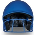 thumbnail image 7 of Champro Sports HX Rise Matte Senior Fastpitch/Softball Batting Helmet W/ Facemask Royal, 7 of 7