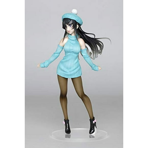 19cm Coquin Série Figurine Coreful Sakurajima Mai Nouvellement Écrit Robe en Tricot ver, Multi Couleurs Action Figures Cadeau Adulte Enfants Figure Cadeau