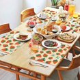 thumbnail image 2 of Orange Strawberry Plants Fruit Summer Placemats Table Placemats Set Of 4-Linen Kitchen Washable Placemats Table Mats 11.8"x17.7" Non-Slip Heat Resistant, 2 of 6